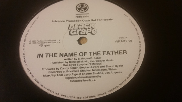 Black Grape – In The Name Of The Father (Choppers Mix) (2016, CDr) - Discogs