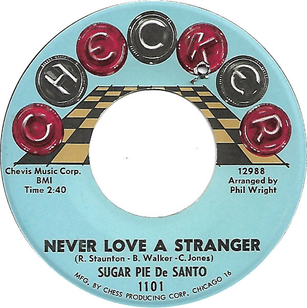 Album herunterladen Sugar Pie De Santo - Never Love A Stranger Here You Come Running
