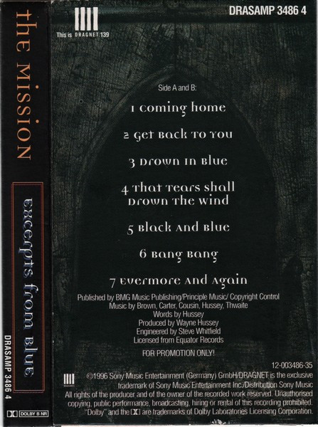 descargar álbum The Mission - Excerpts From Blue