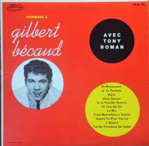 Tony Roman - Hommage à Gilbert Becaud album cover
