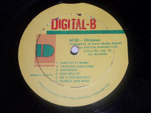 Dirtsman – Acid (Vinyl) - Discogs