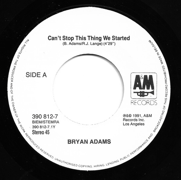 télécharger l'album Bryan Adams - Cant Stop This Thing We Started