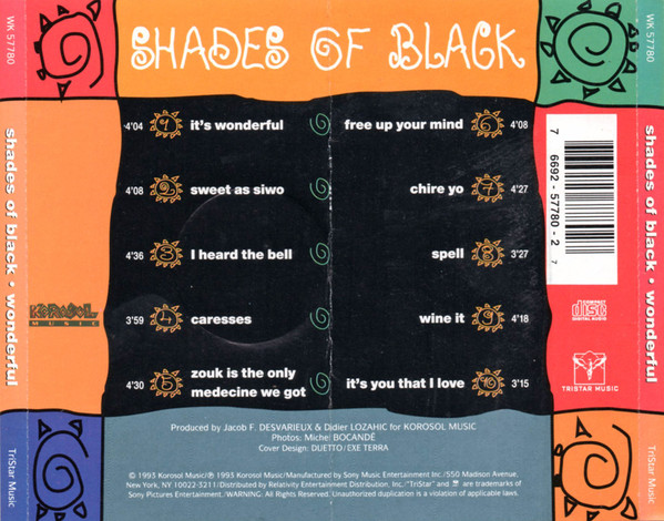 descargar álbum Shades Of Black - Wonderful