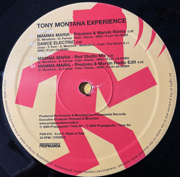 télécharger l'album Tony Montana Experience - Mamma Maria