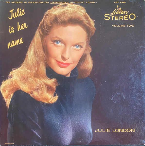 ♪美品♪Julie London - Julie Is Her Name Volume II/再生2回/音飛び