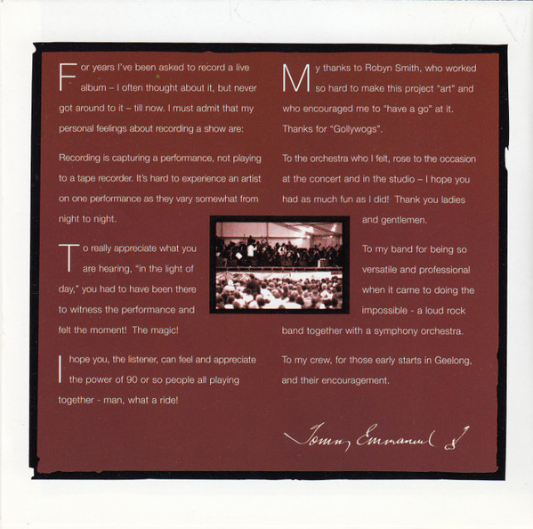 télécharger l'album Tommy Emmanuel & The Australian Philharmonic Orchestra - Classical Gas