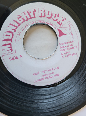 Johnny Osbourne – Can't Buy My Love (Vinyl) - Discogs