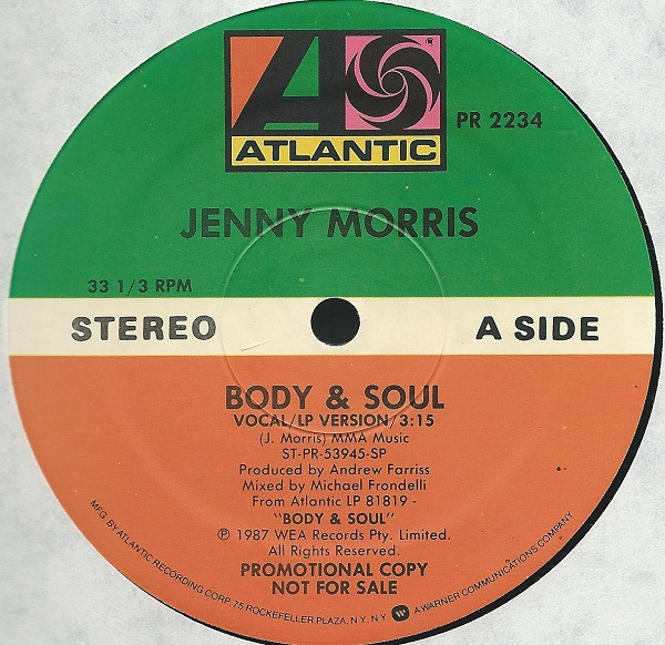 Album herunterladen Jenny Morris - Body And Soul
