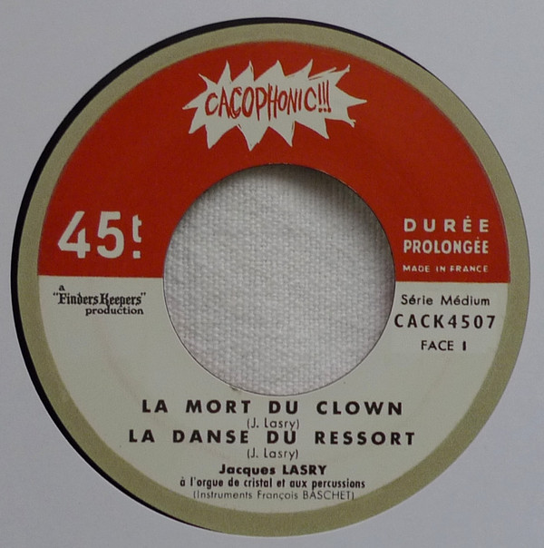 Les Nouvelles Structures Sonores Lasry Baschet - La Mort Du Clown / La Danse Du Ressort / Bolide | Cacophonic (CACK4507) - 3