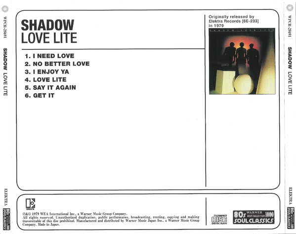 Shadow – Love Lite (2015, CD) - Discogs