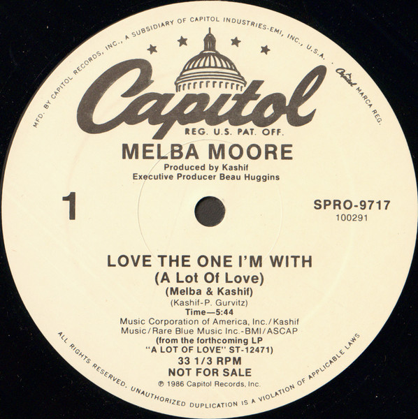 Melba Moore & Kashif – Love The One I'm With (A Lot Of Love) / Don