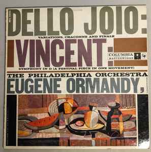 Norman Dello Joio - Variations, Chaconne And Finale / Symphony In D album cover