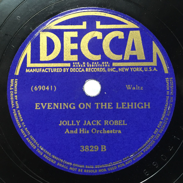lataa albumi Jolly Jack Robel And His Orchestra - Rock And Rye Polka Evening On The Lehigh