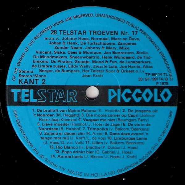 Album herunterladen Various - 28 Telstar Troeven 17