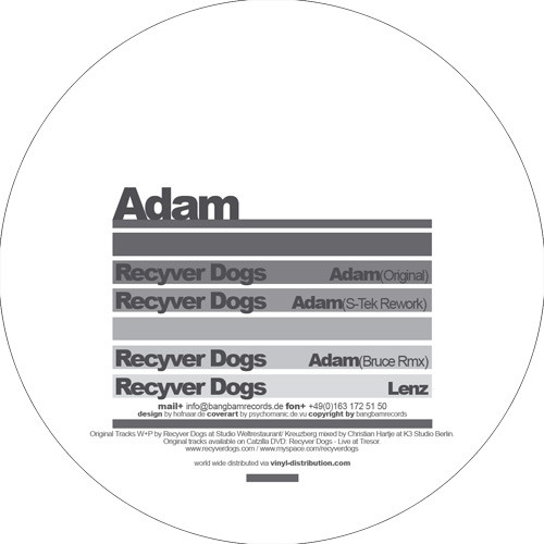 télécharger l'album Recyver Dogs - Adam