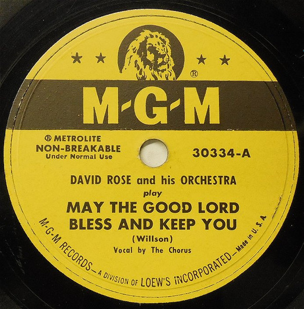 Album herunterladen David Rose & His Orchestra - May The Good Lord Bless And Keep You