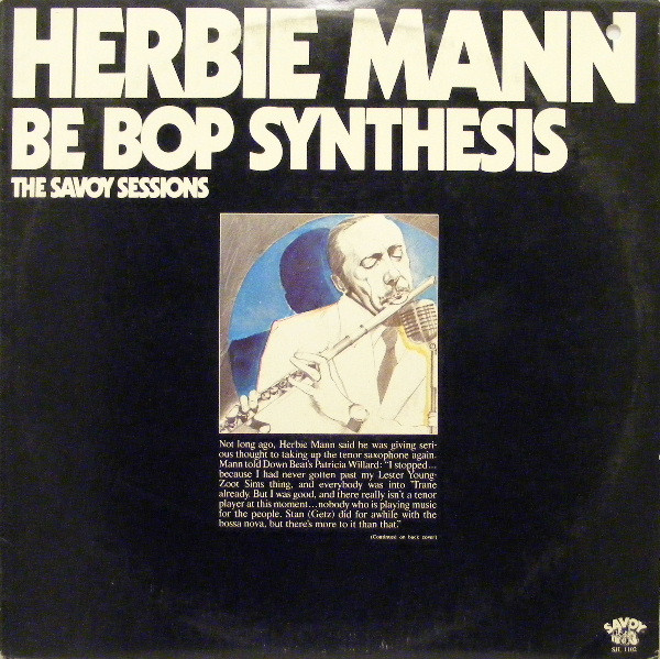Обложка конверта виниловой пластинки Herbie Mann - Be Bop Synthesis