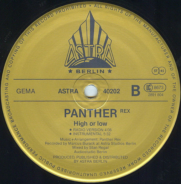 Album herunterladen Panther Rex - High Or Low