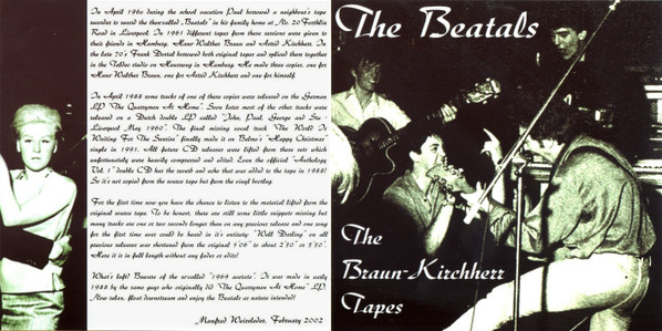 télécharger l'album The Beatals - The Braun Kircherr Tapes