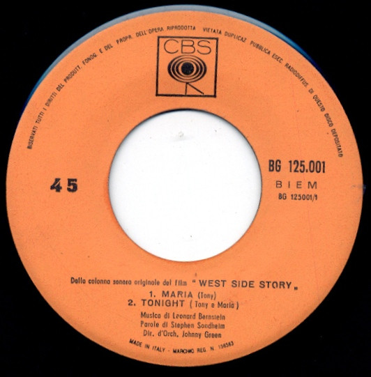 last ned album Leonard Bernstein - West Side Story Dalla Colonna Sonora Originale Del Film