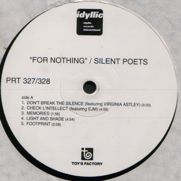 Silent Poets – For Nothing (1997, Transparent, Vinyl) - Discogs