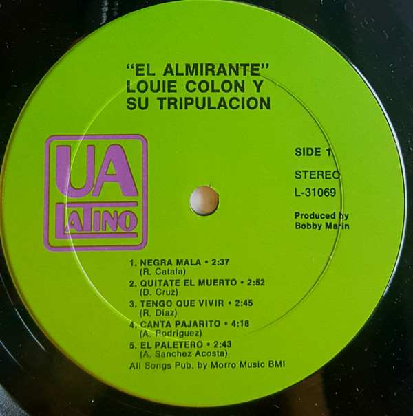 last ned album Louie Colon Y Su Tripulacion - El Almirante