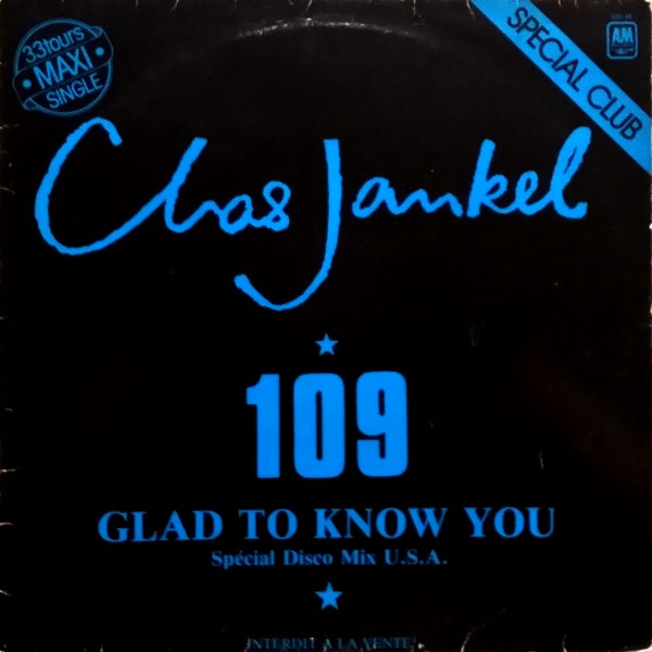 Chas Jankel – Glad To Know You (1982, Vinyl) - Discogs
