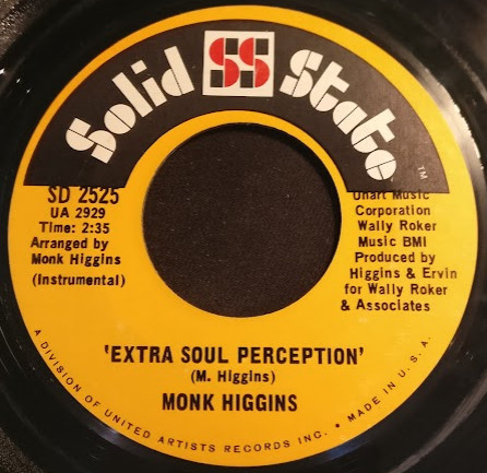 Monk Higgins – Extra Soul Perception (1968, Vinyl) - Discogs