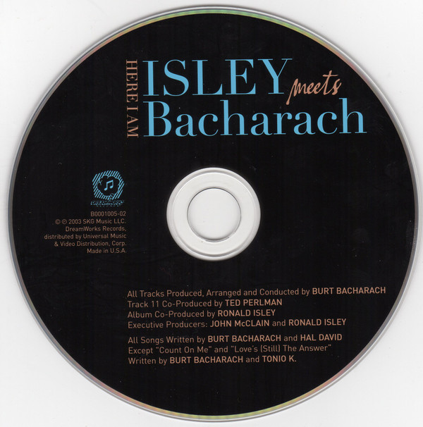 Isley Meets Bacharach - Here I Am | DreamWorks Records (B0001005-02) - 3