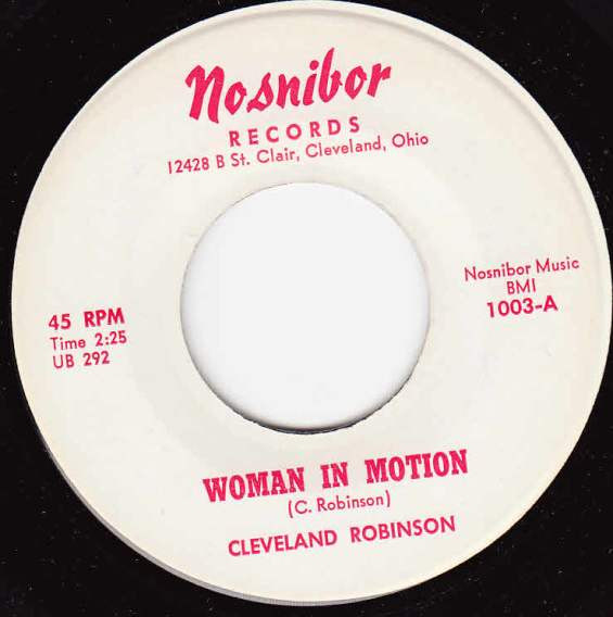 télécharger l'album Cleveland Robinson - Woman In Motion