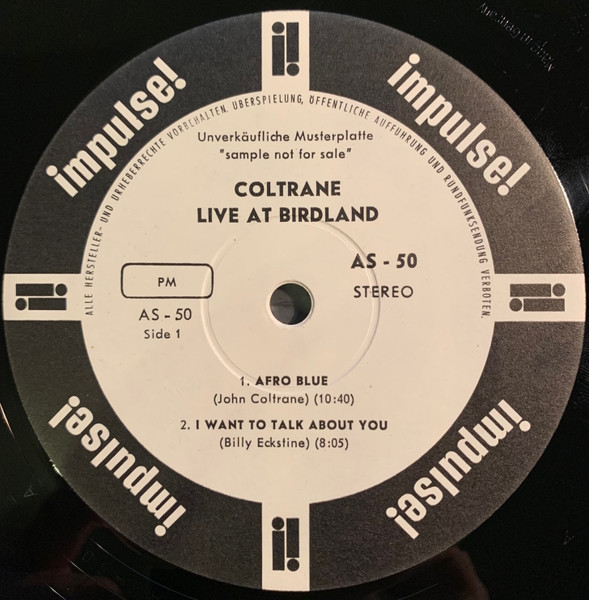 Coltrane - Live At Birdland | Releases | Discogs