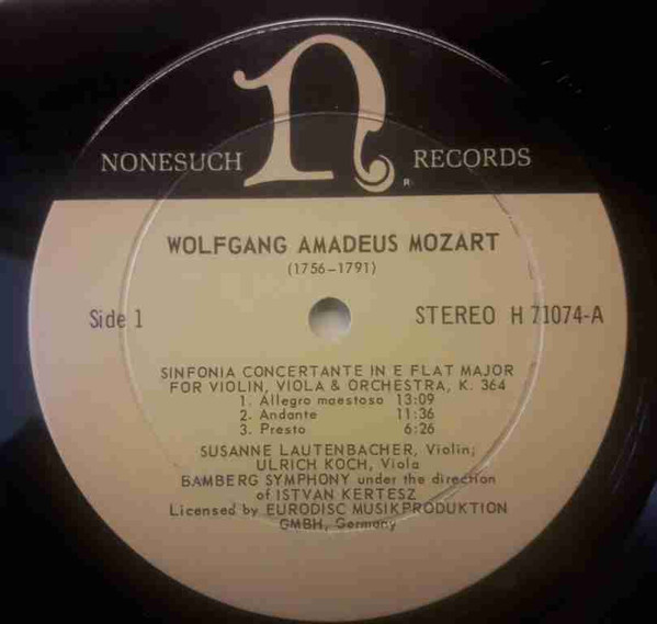 last ned album Wolfgang Amadeus Mozart, Bamburg Symphony - Concerto For Clarinet And Orchestra In A K622 Sinfonia Concertante In E Flat For Violin Viola And Orchestra K364