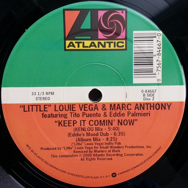last ned album Little Louie Vega & Marc Anthony - Ride On The Rhythm Keep It Comin Now