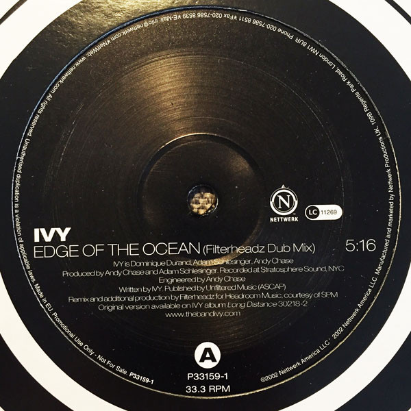 Ivy – Edge Of The Ocean (2002, Vinyl) - Discogs