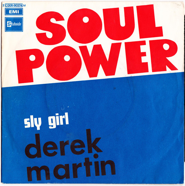 VOLT Records PROMO Soul NM Soul Power DEREK MARTIN 45 SLY Girl 