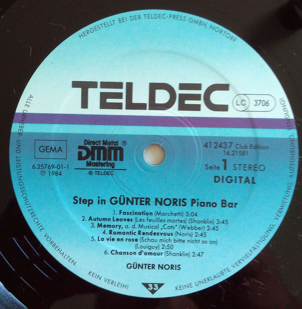 ladda ner album Günter Noris - Step In Günter Noris Piano Bar