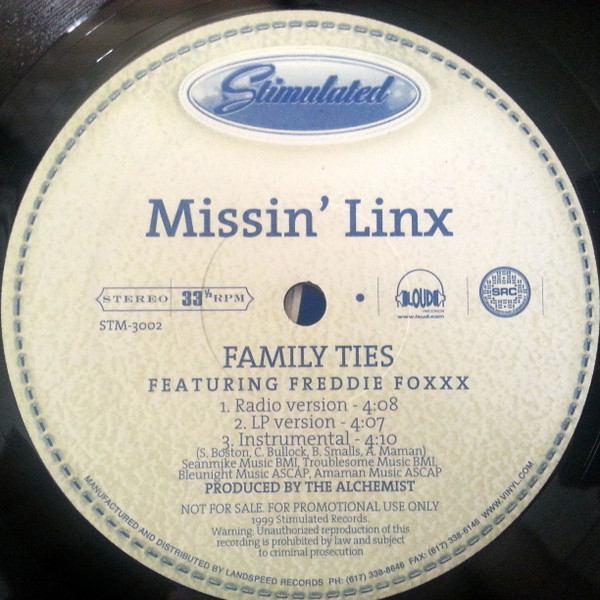 descargar álbum Missin' Linx - Family Ties What It Is