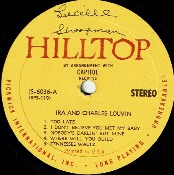 télécharger l'album Ira & Charles Louvin - Ira Charles Louvin