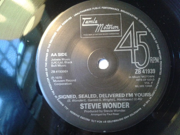ladda ner album Stevie Wonder - Never Had A Dream Come True Signed Sealed Delivered Im Yours