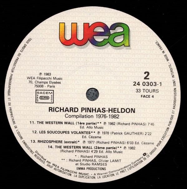 ladda ner album Richard Pinhas Heldon - Perspective Compilation 1976 1982