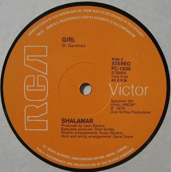 Shalamar - Right In The Socket (Special 12" Disco Mix) | RCA Victor (FC-1930) - 4