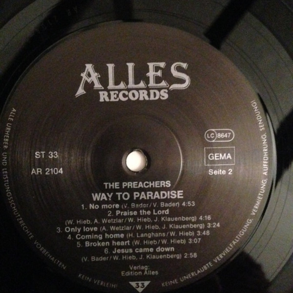 last ned album The Preachers - Way To Paradise