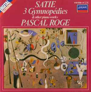 Erik Satie - 3 Gymnopédies & Other Piano Works album cover