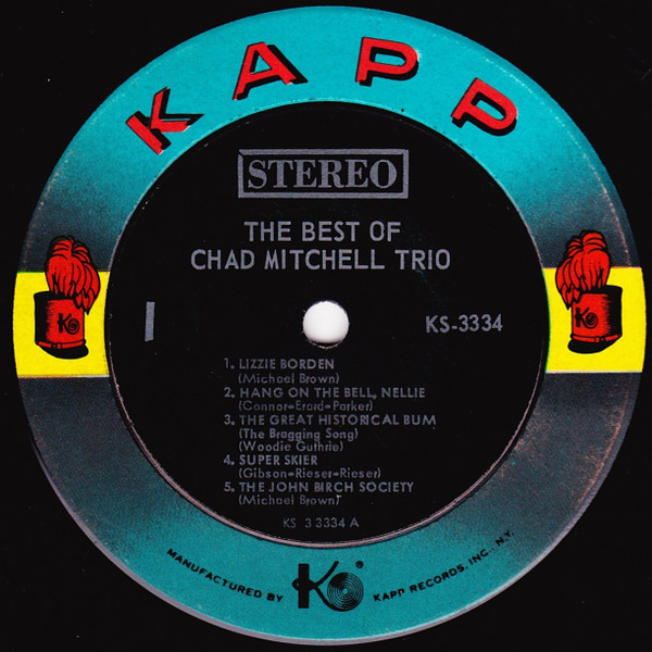 A58 The Chad Mitchell Trio In Action, 1963 Kapp Records KS 3313