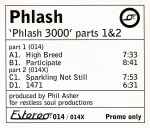 Cover of Phlash 3000 (Parts 1 & 2), 2000, Vinyl