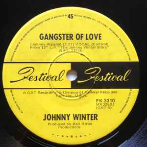 Johnny Winter - Gangster Of Love album cover