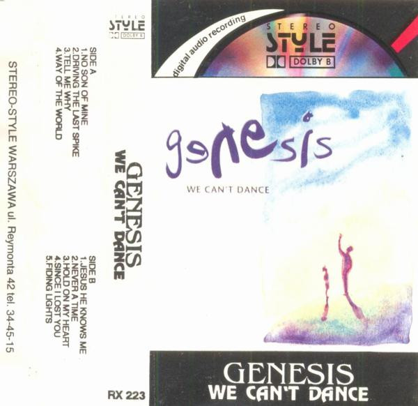 送料無◇GENESIS(ジェネシス)/we can´t dance(ウイ キャント ダンス