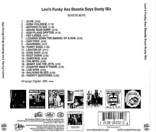 Album herunterladen Beastie Boys - Beastie Boys Anthology Levis Funky Ass Beastie Boys Booty Mix