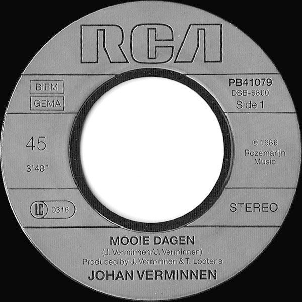 télécharger l'album Johan Verminnen - Mooie Dagen