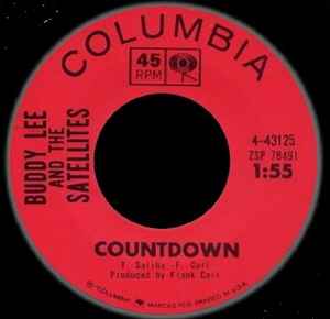 Buddy Lee and the Satellites - Countdown  /  Way Out album cover